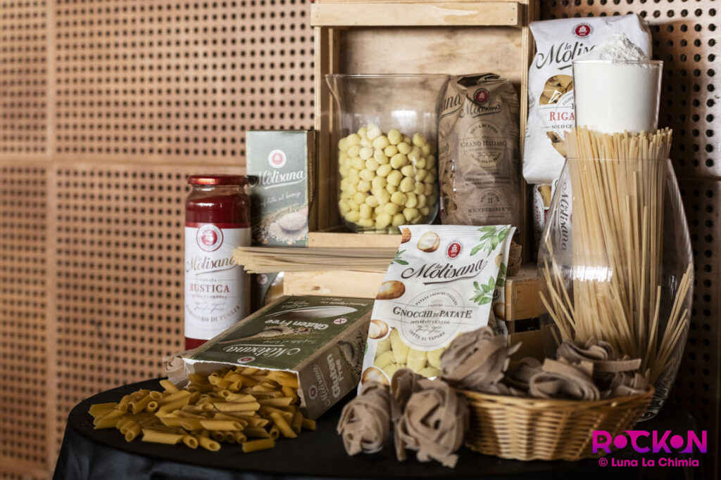 Composizione pasta La Molisana - Tuscany Hall di Firenze