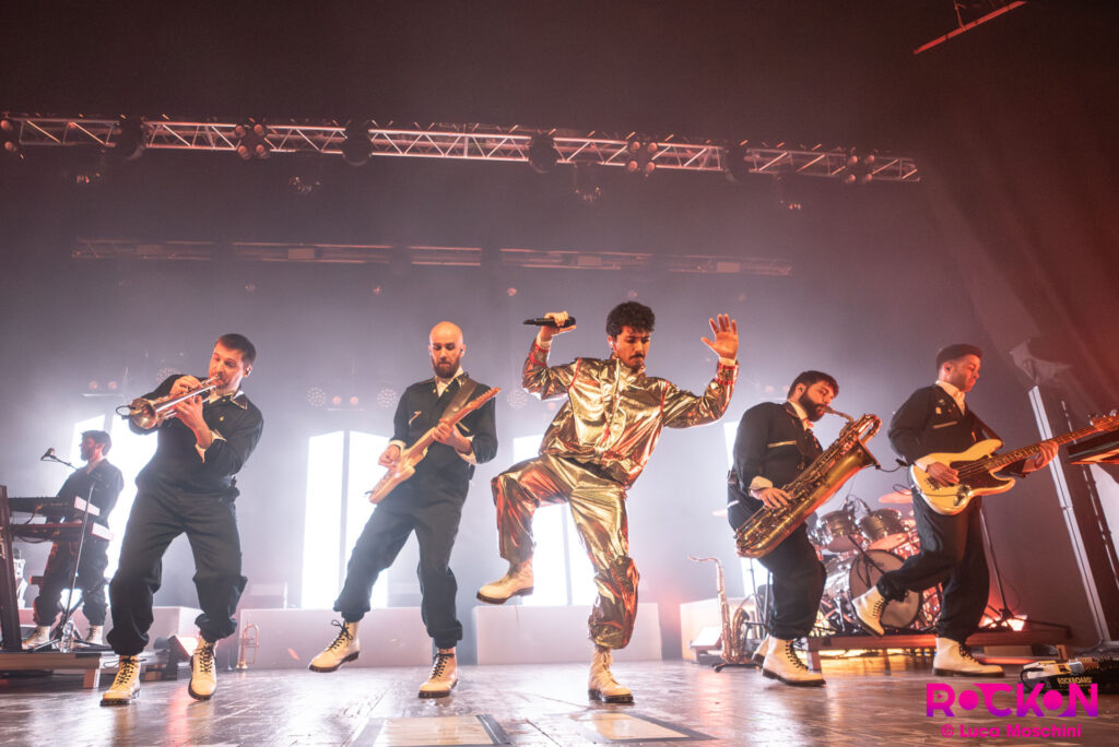 Fulminacci e la big band che ballano a Venaria Reale