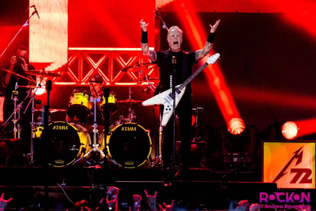 Metallica in concert at I DAYS 2024 in Milan photo by Andrea Ripamonti