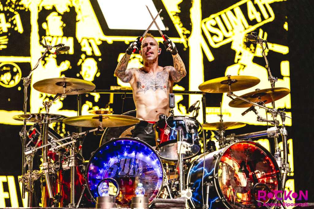 Frank Zummo dei Sum 41 agli I-Days