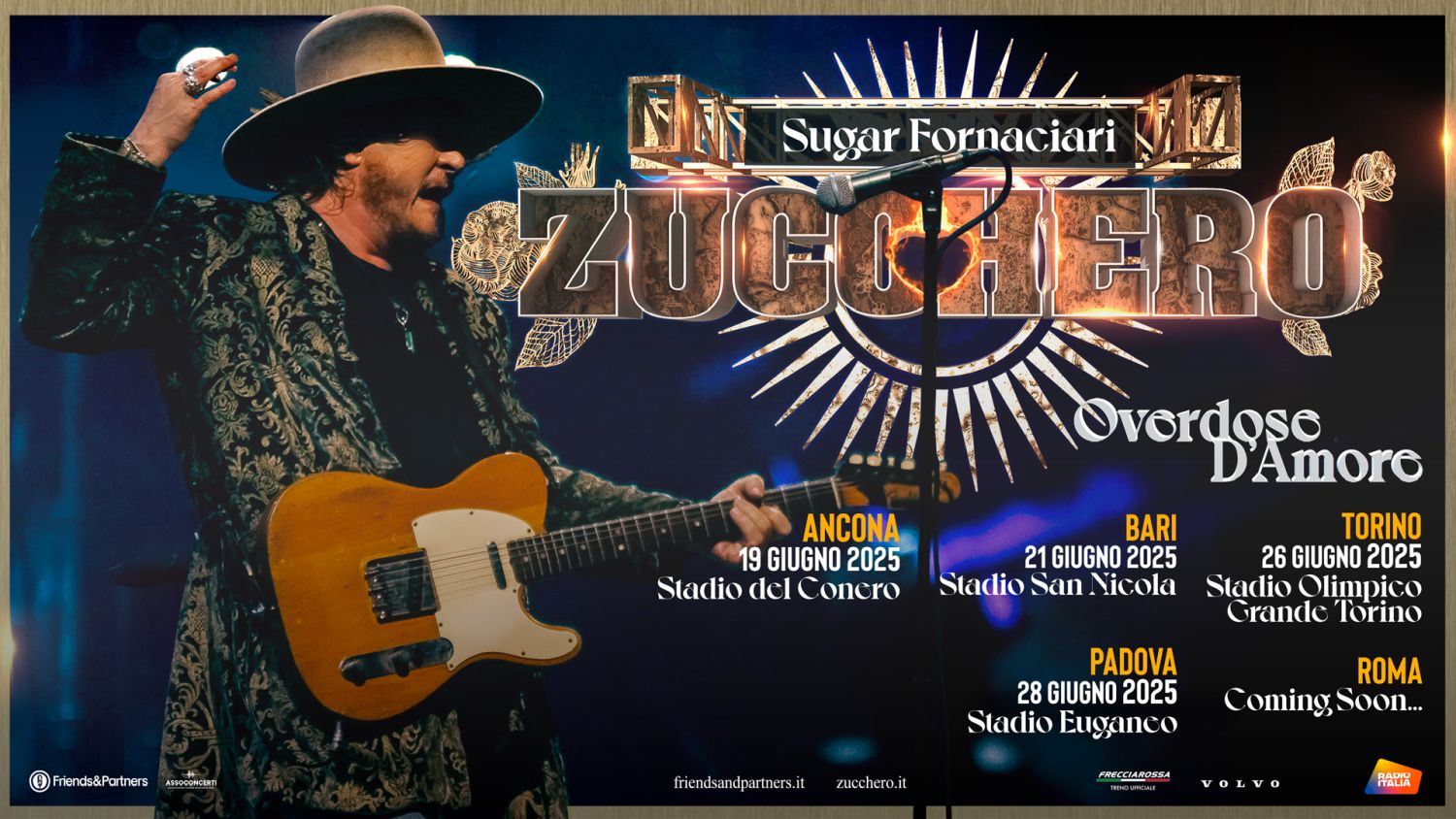 Zucchero e l'Overdose d'Amore tour 2025