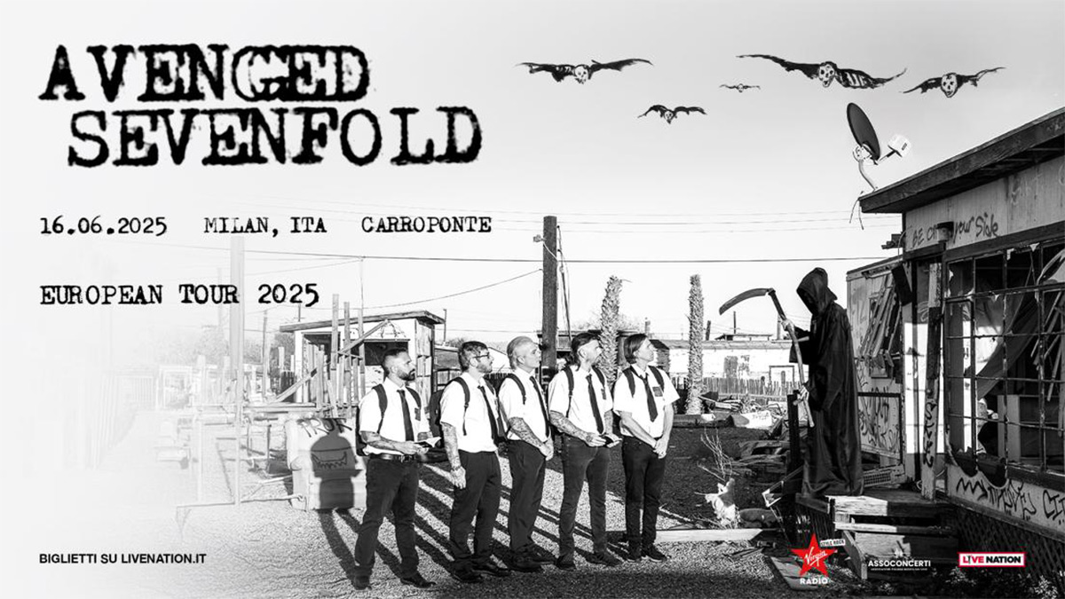 AVENGED SEVENFOLD concerto 16 giugno 2025 Carroponte Milano