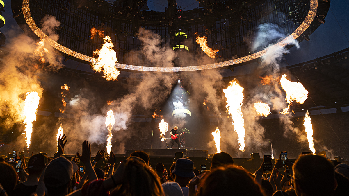 Ed Sheeran in concerto allo Stadio Olimpico di Roma Giugno 2025