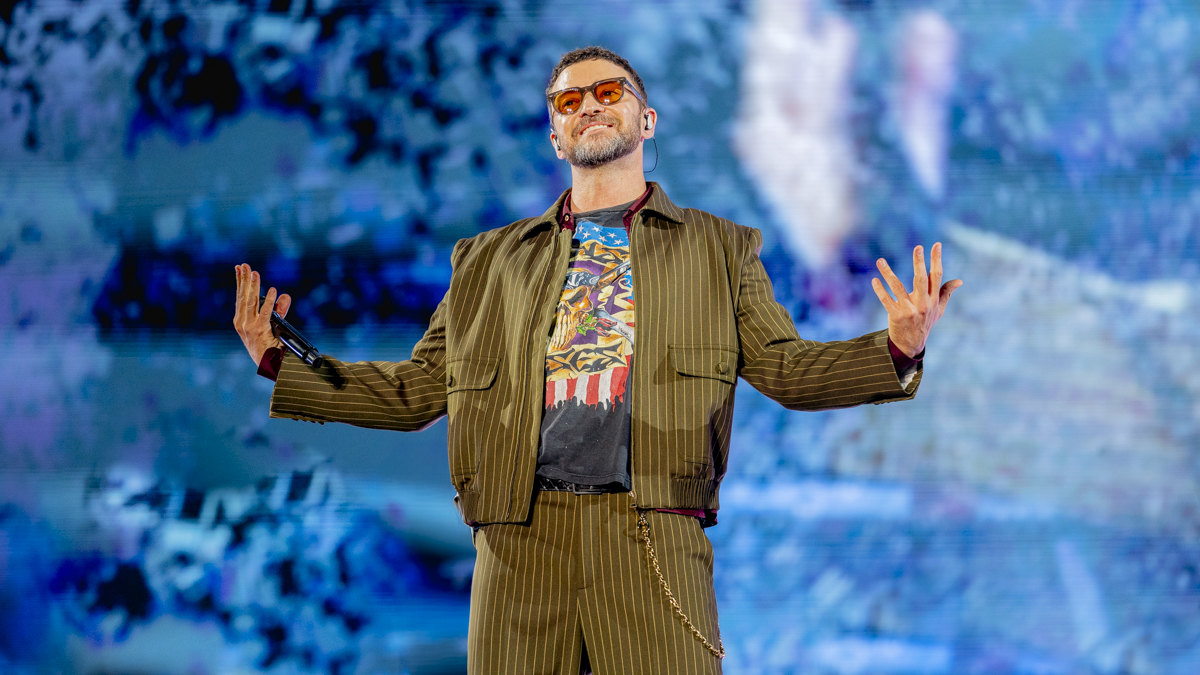 Justin Timberlake in concerto agli I-DAYS all'Ippodromo SNAI San Siro di Milano Giugno 2025