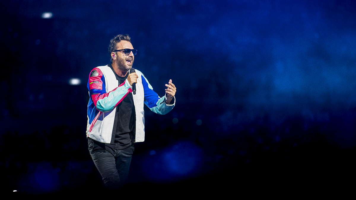 Cesare Cremonini in concerto allo Stadio Olimpico di Roma foto di Mirko Pizzichini per www.rockon.it