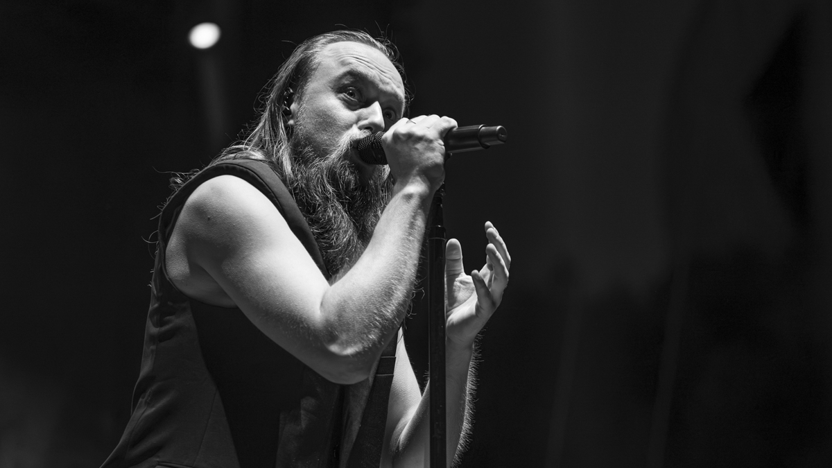 Molchat Doma in concerto nella Cavea dell'Auditorium Parco della Musica "Ennio Morricone" di Roma foto di Emanuela Vh. Bonetti per www.rockon.it