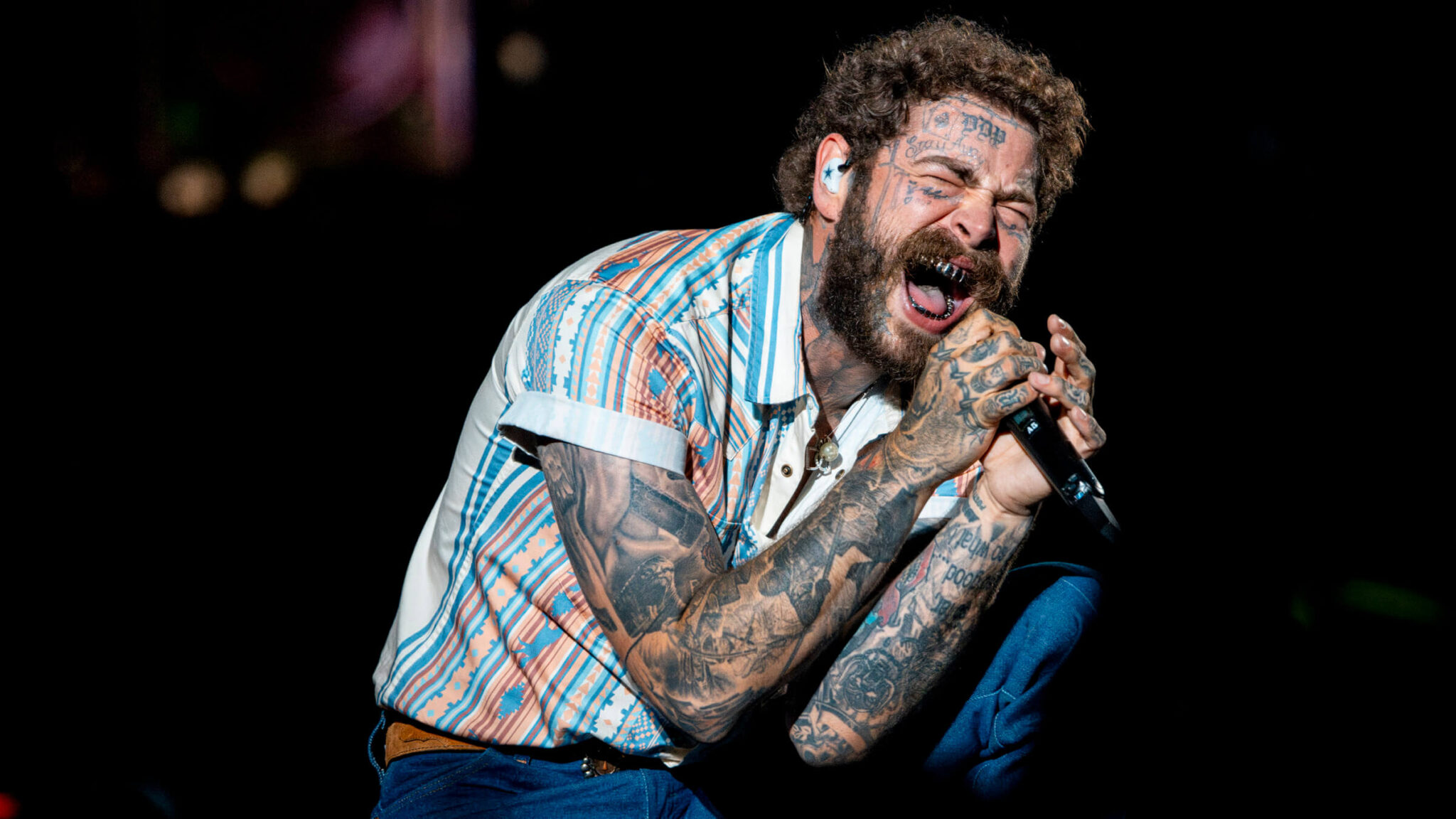 Post Malone in concerto agli I-DAYS 2025 presso l'Ippodromo SNAI San Siro di Milano