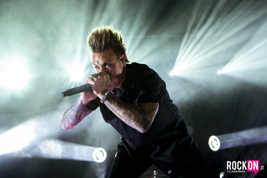 Papa Roach in concerto a Milano 2020 foto di Claudia Mazza