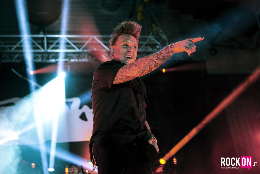 Papa Roach in concerto a Milano 2020 foto di Claudia Mazza
