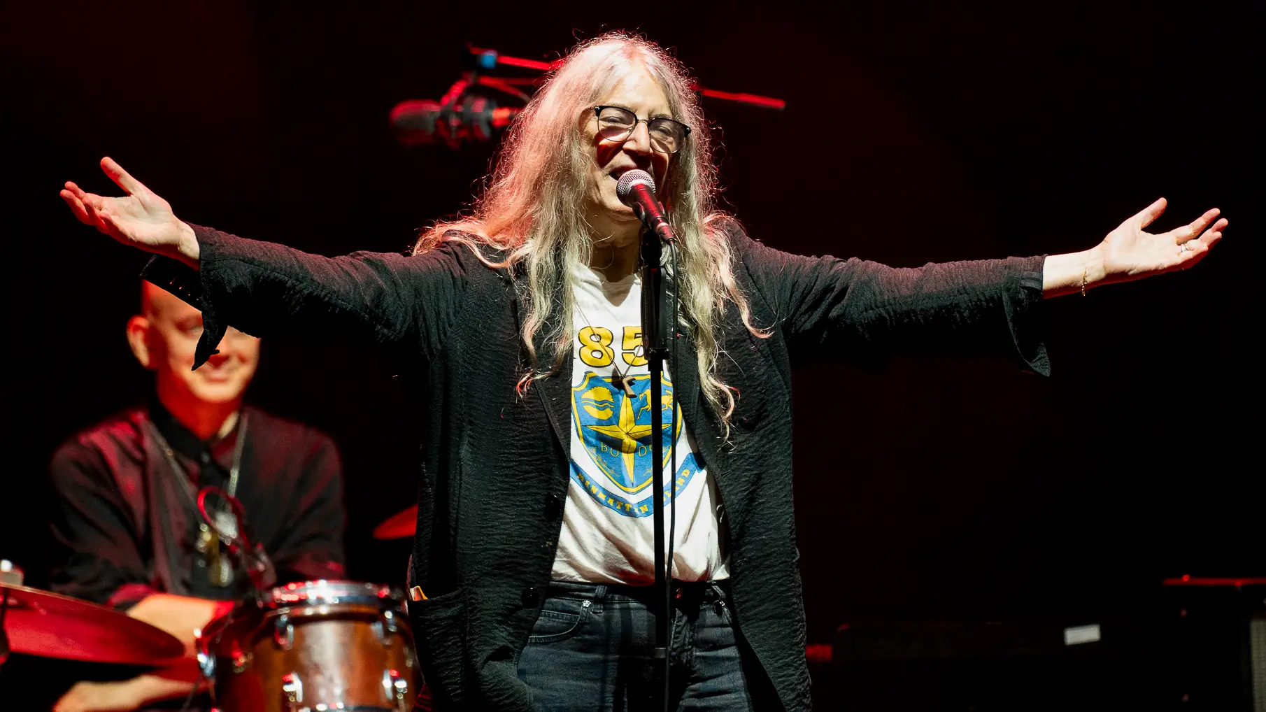 Patti Smith in concerto all'Auditorium Parco della Musica Ennio Morricone di Roma 2025