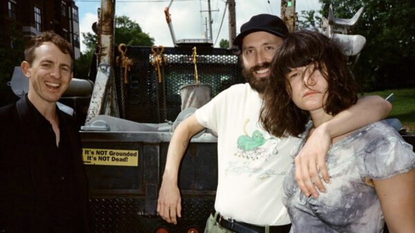 Big Thief photo by Daniel Arnold [L-R: Buck Meek, James Krivchenia, Adrianne Lenker]