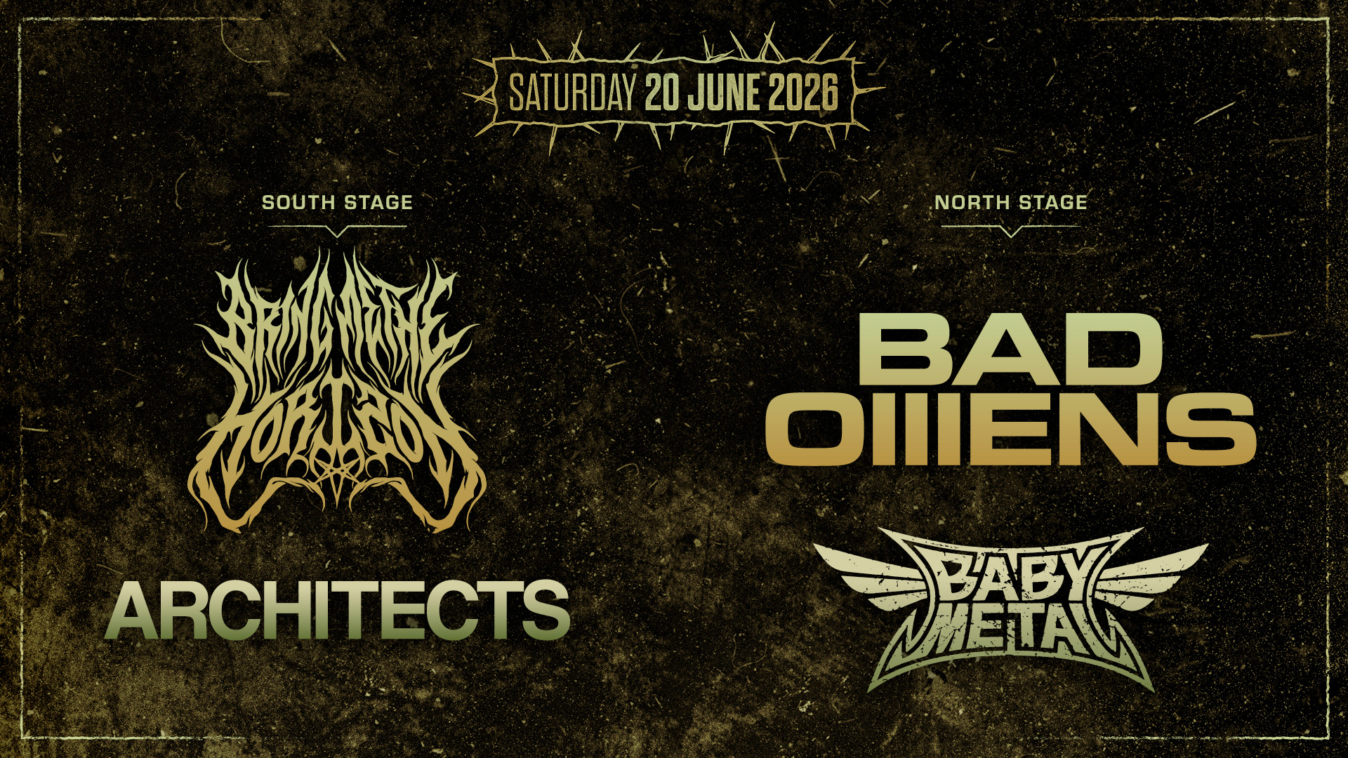Graspop Metal Meeting 2026 - Bring Me The Horizon, Bad Omes, Architects e BABYMETAL