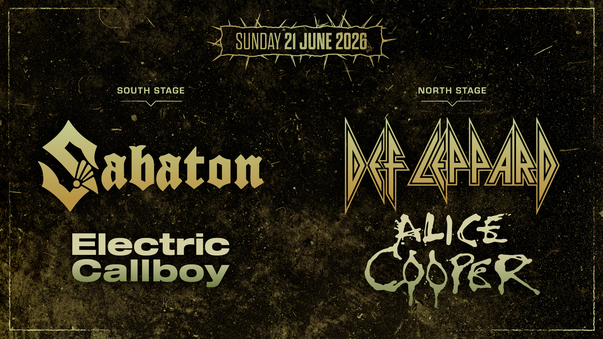 Graspop Metal Meeting 2026 - Sabaton, Def Leppard, Electric Callboy e Alice Cooper