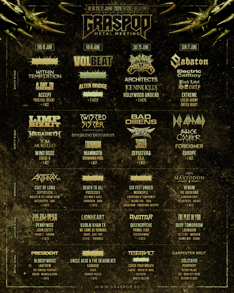 GMM26 - line-up 