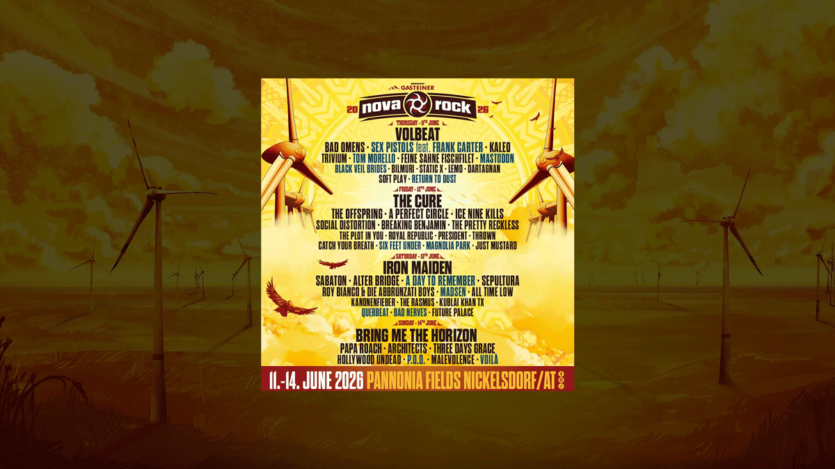 Nova Rock Festival 2026 - Line Up aggiornata
