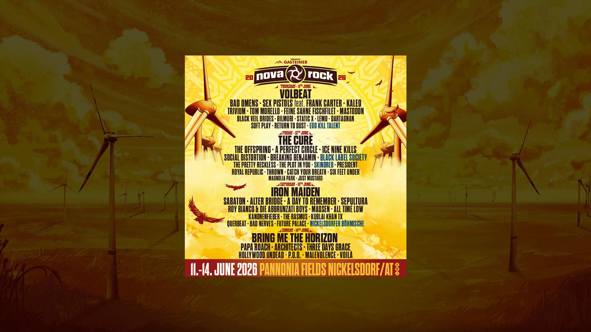 Nova Rock Festival 2026 - Line Up aggiornata