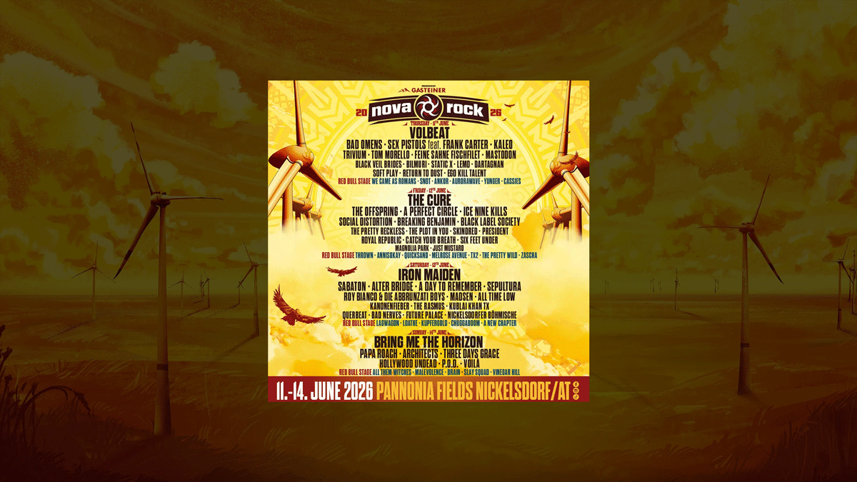 Nova Rock Festival 2026 - Line Up aggiornata