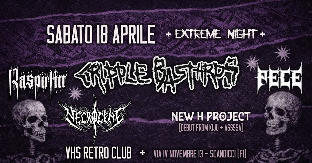 Cripple Bastards + Necrocene