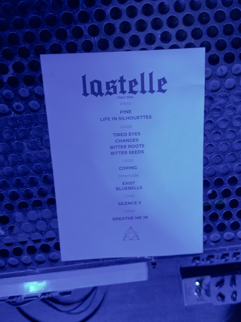 Lastelle Setlist Milano 2026