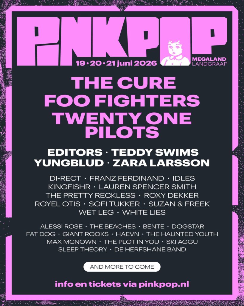 Pinkpop 2026 - Primi Nomi